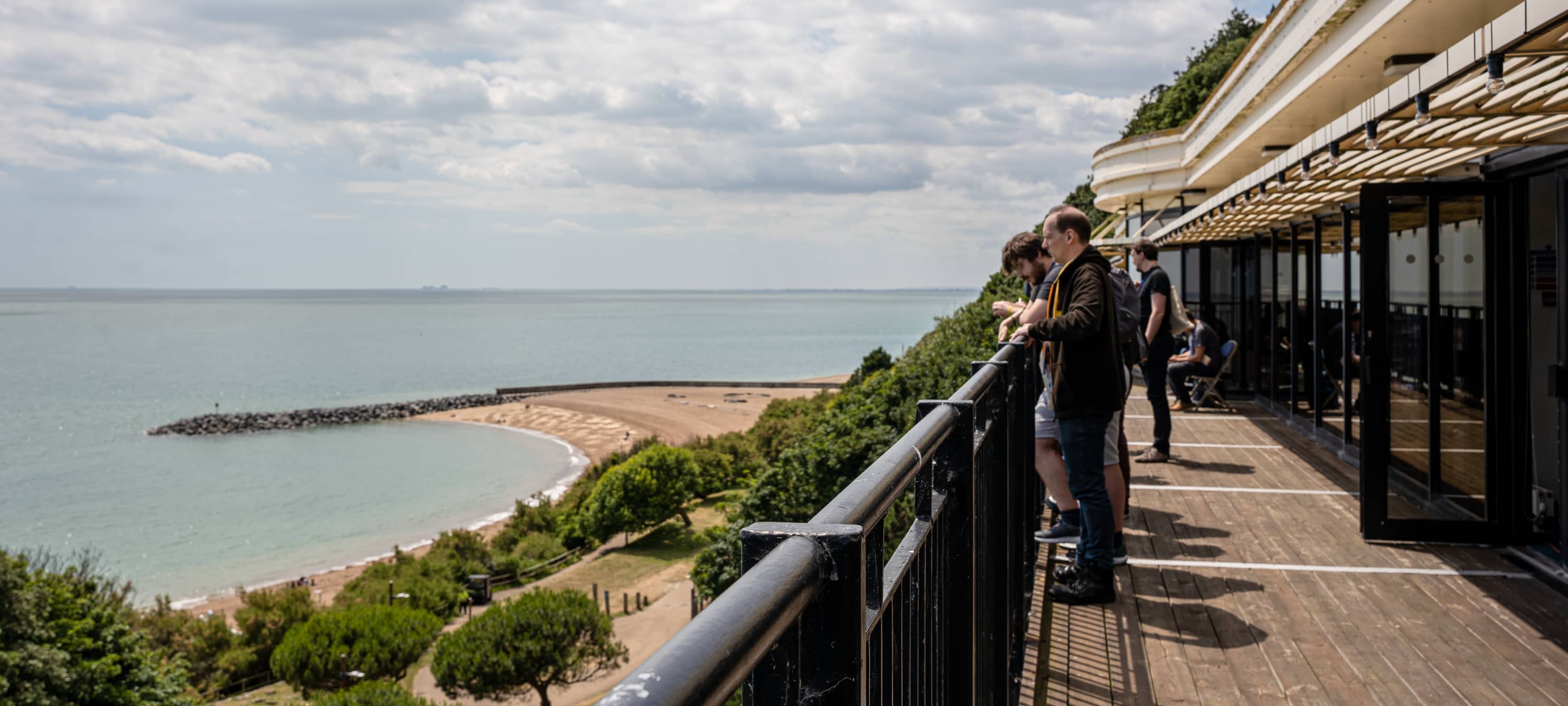 View from the balcony at C++ on Sea 2022